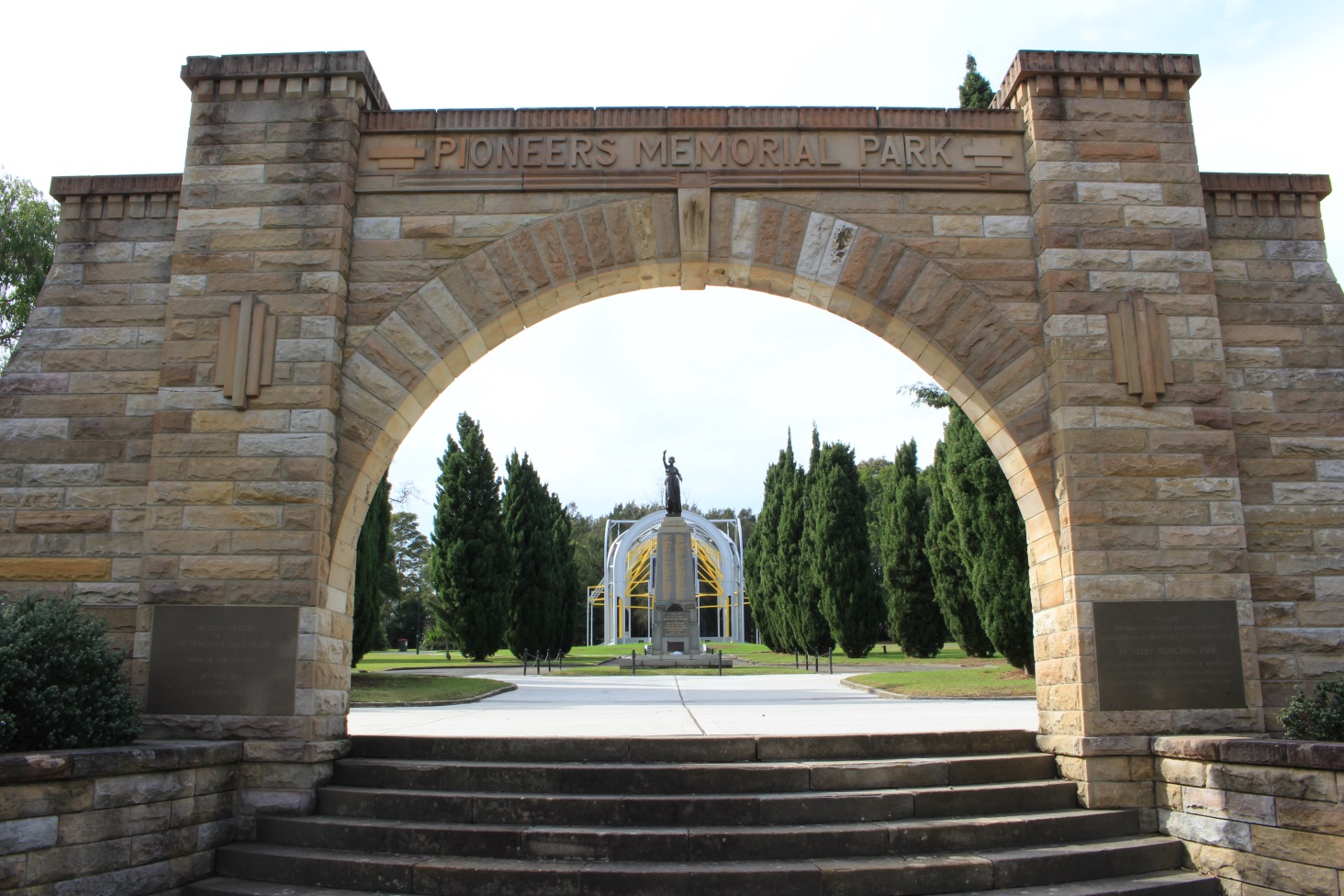 Pioneers Memorial Park view