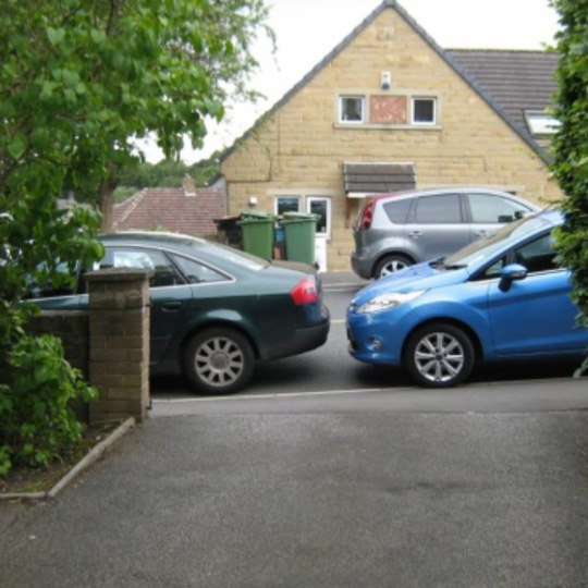 Obstructed driveway