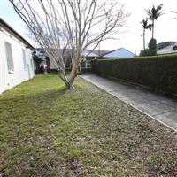 Outdoor grassed area at Seaview Street Hall 