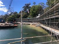 Dawn Fraser Baths - Construction progress, October 2020