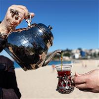 Tea on the beach