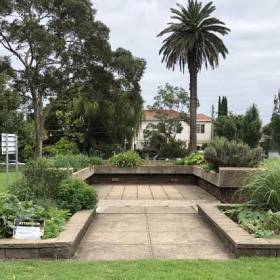Garden in a park