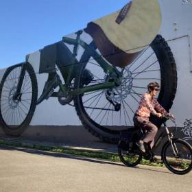Bicycle mural 