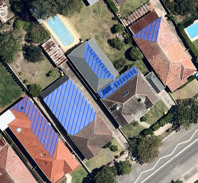 Solar panels - Freestanding - Aerial view