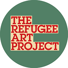 Refugee art project logo