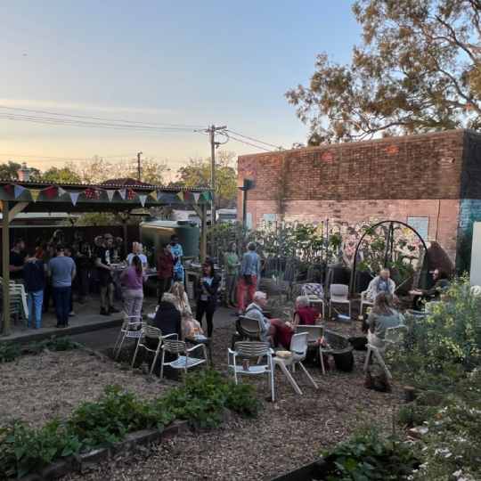 Marrickville West Community Garden - Pavilion opening party