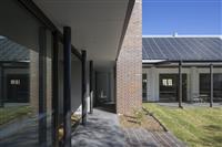 Haberfield Library outside seating area 