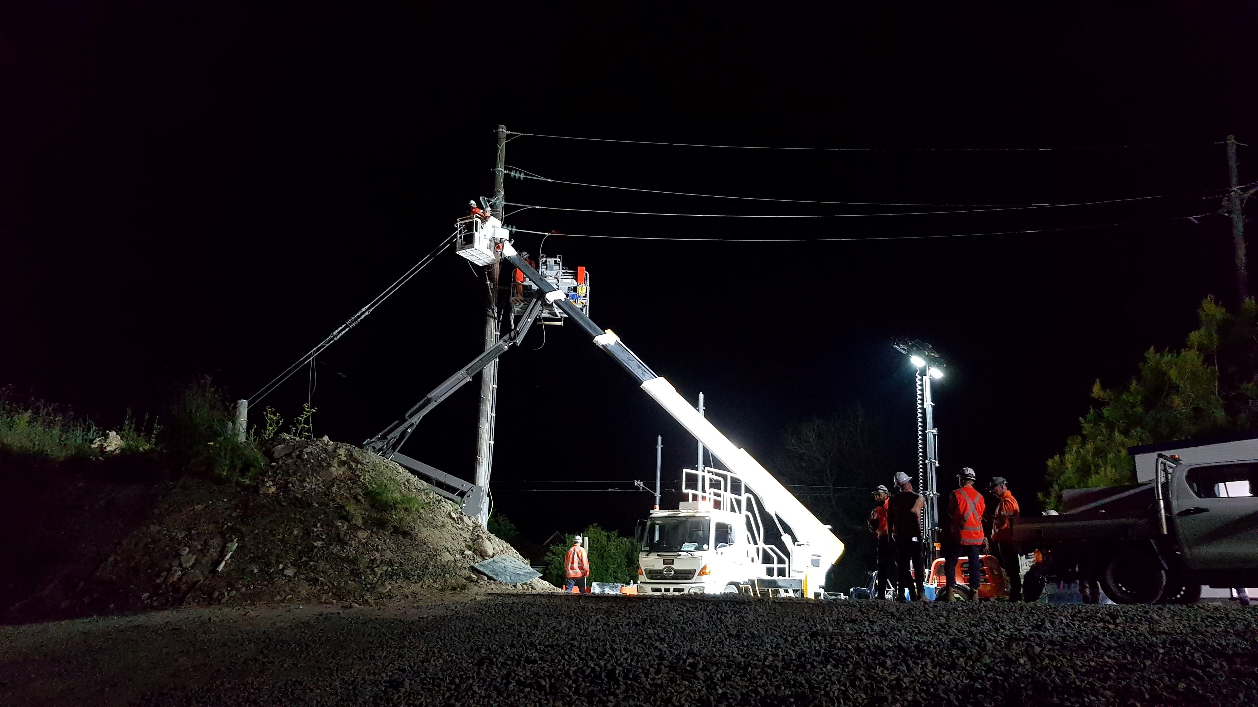 Hercules Street pole removal