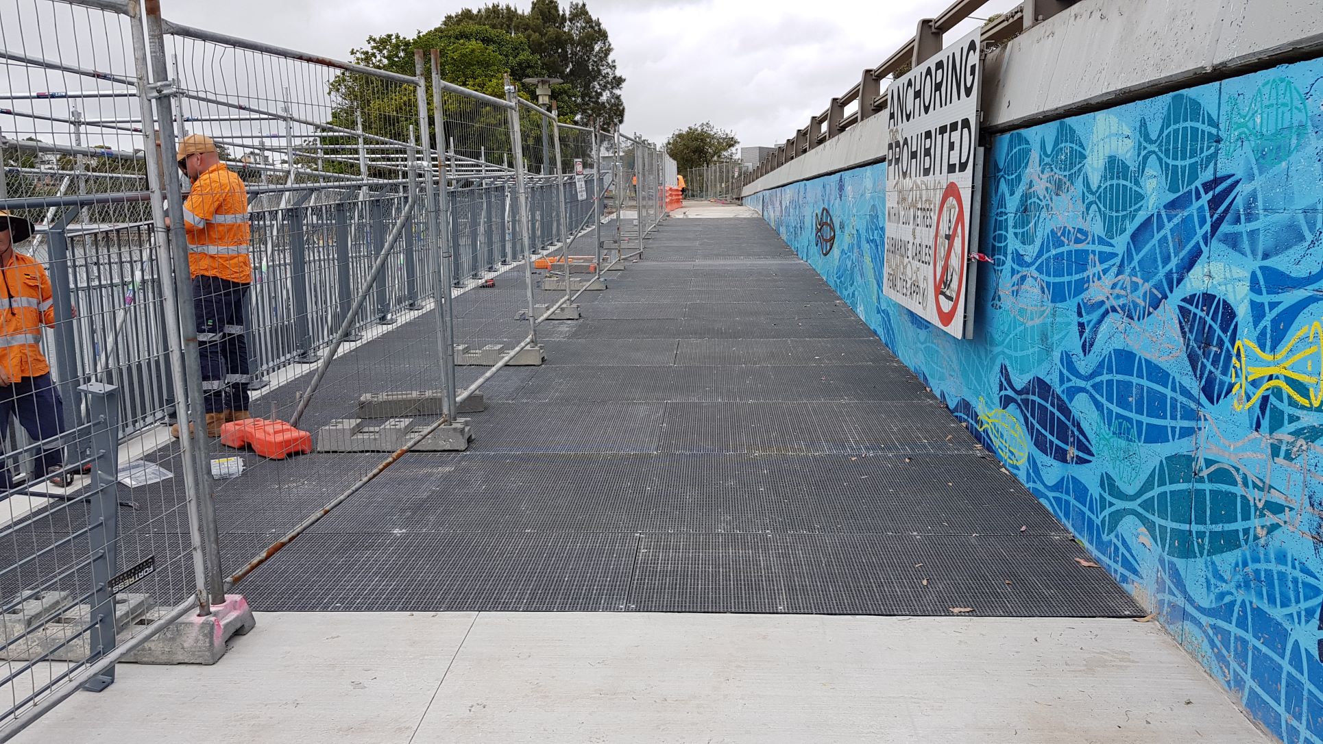 Bay Run Lilyfield Rd bridge ramp open - December 22