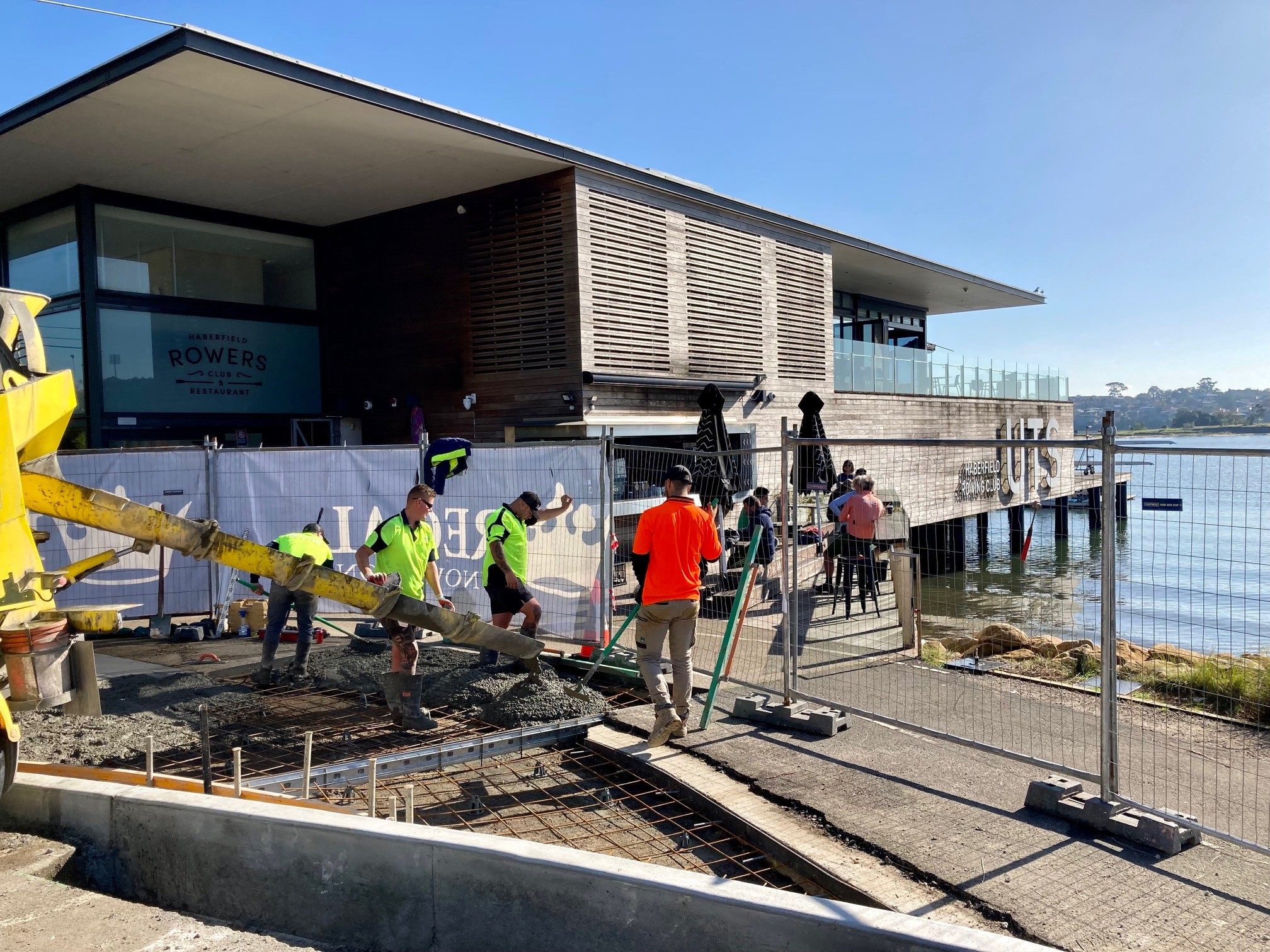 Bay Run construction at UTS July 2022