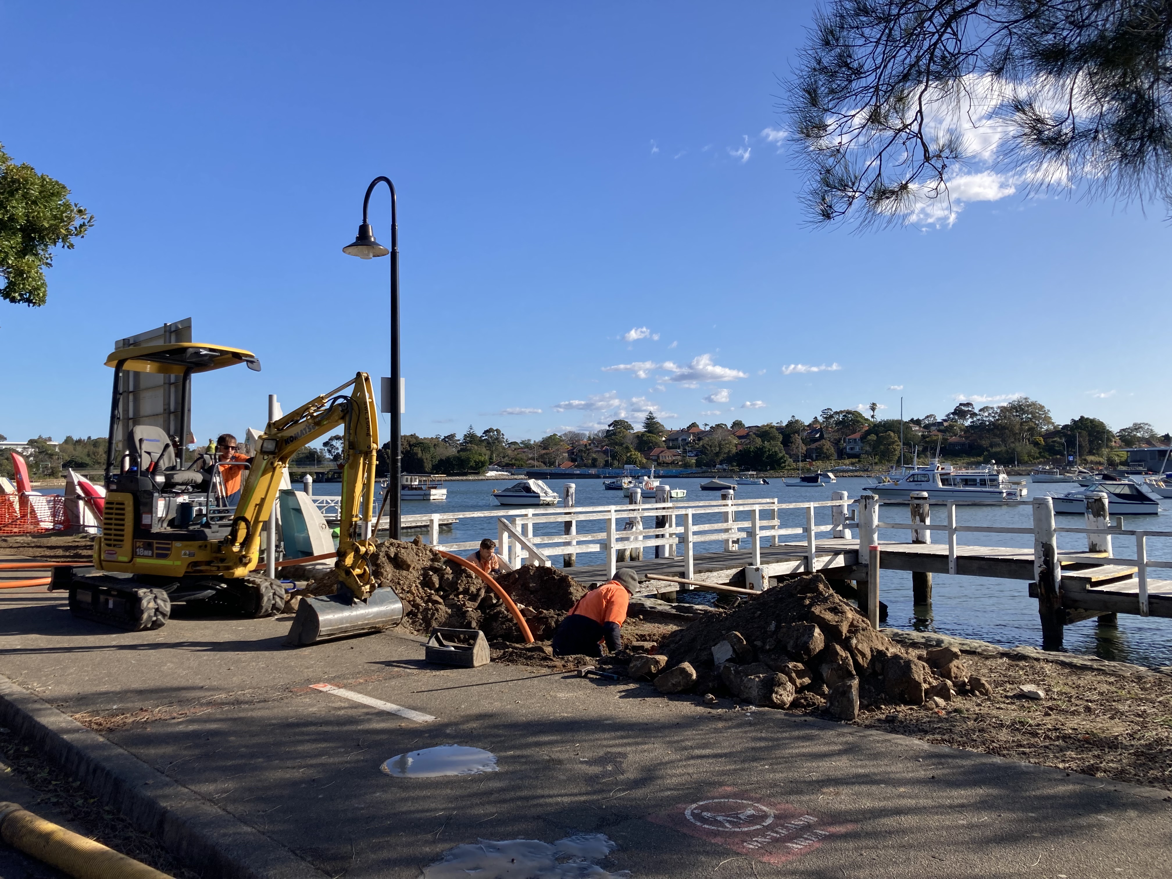 Bay Run lighting upgrade works Leichhardt Park