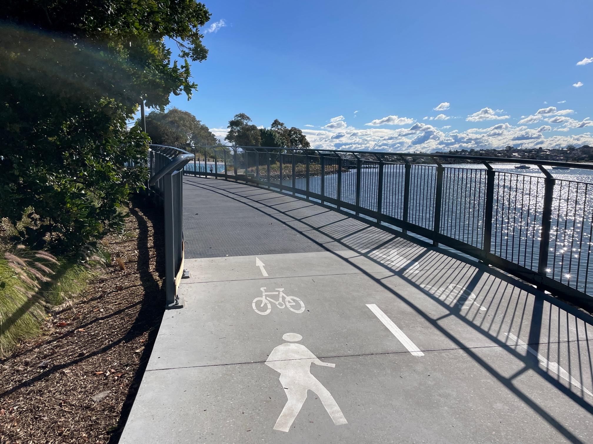 Line markings on curved ramp - July 23