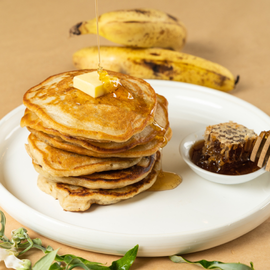 Spotty Banana Pancakes hero