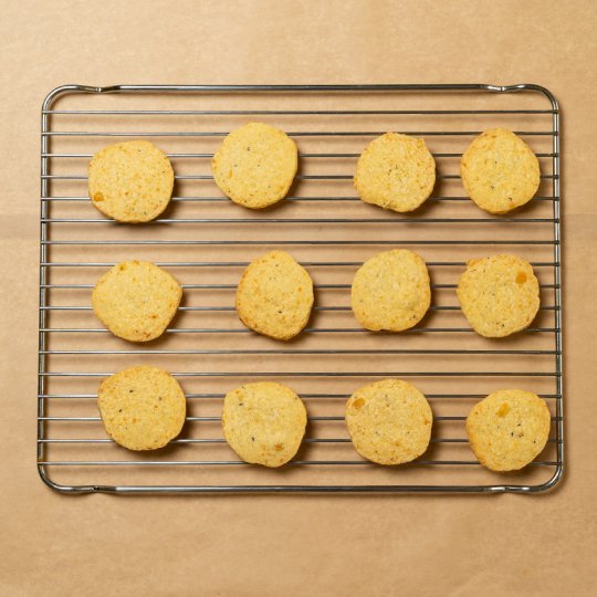 Leftover cheesy shortbreads step 5