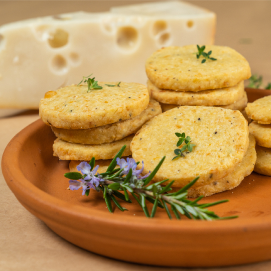 Leftover cheesy shortbreads hero