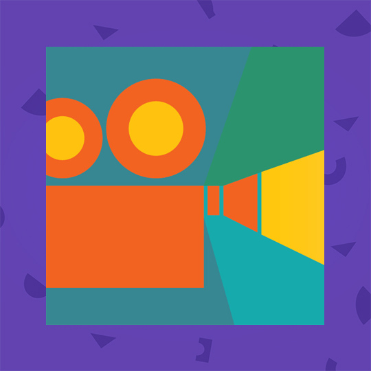 Stylised film projector