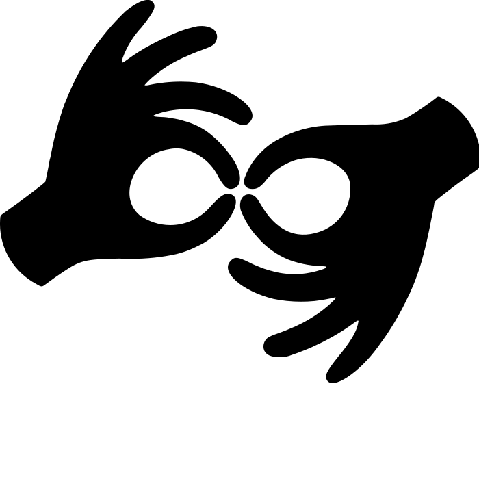 Auslan interpretation symbol