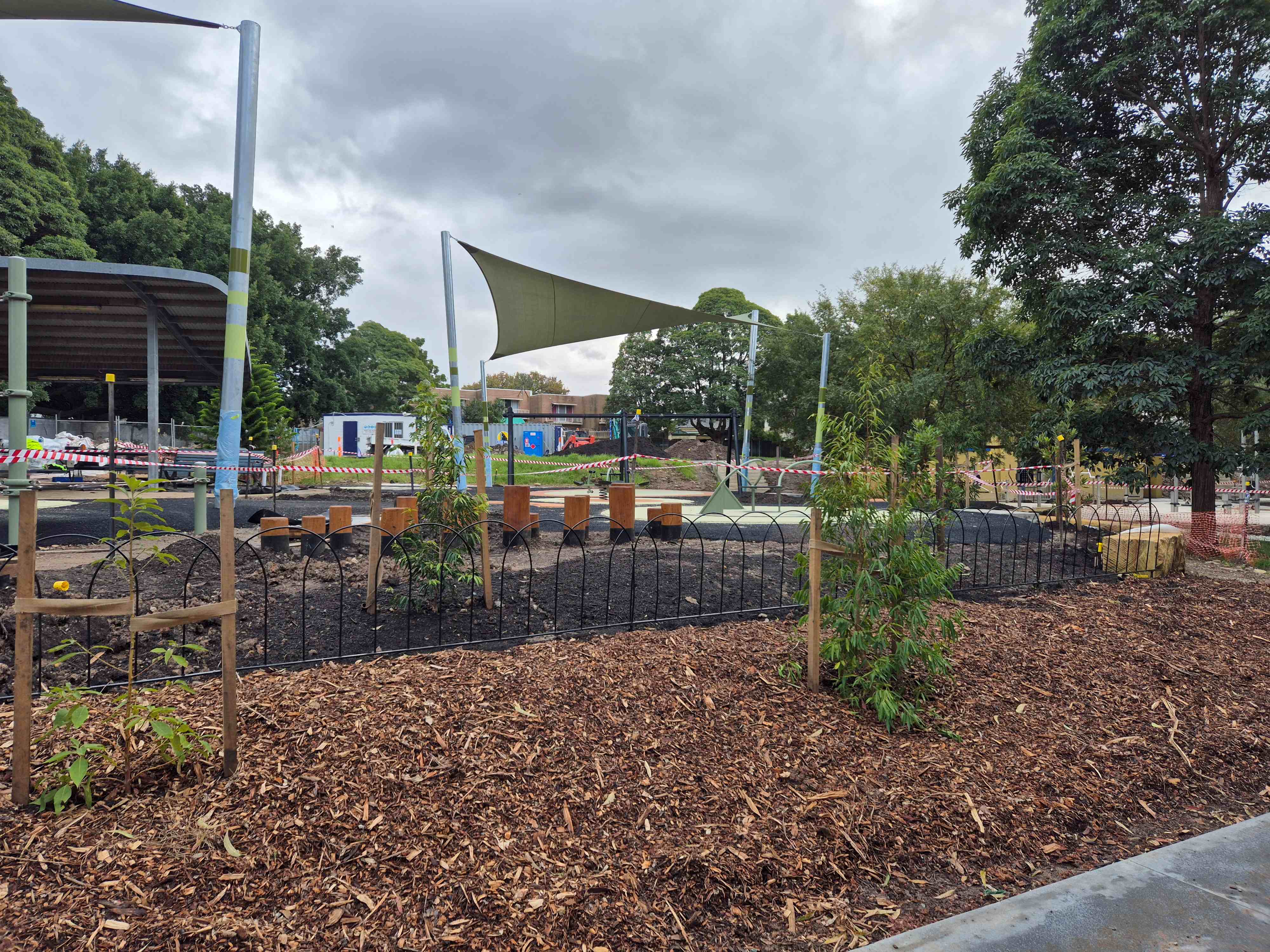 Johnson Park playground progress 20 May 2025