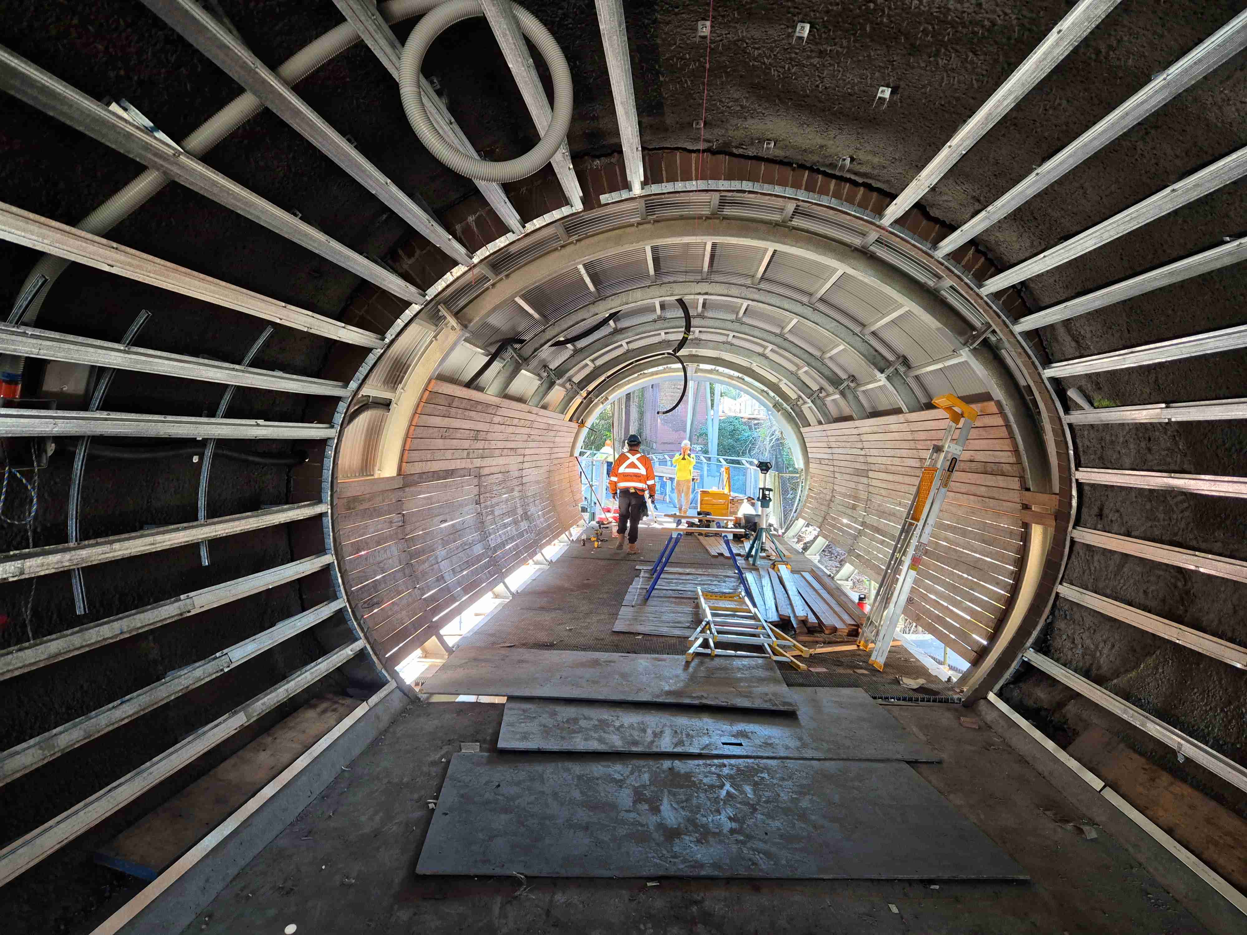 Longport t tunnel progress - Aug 2025