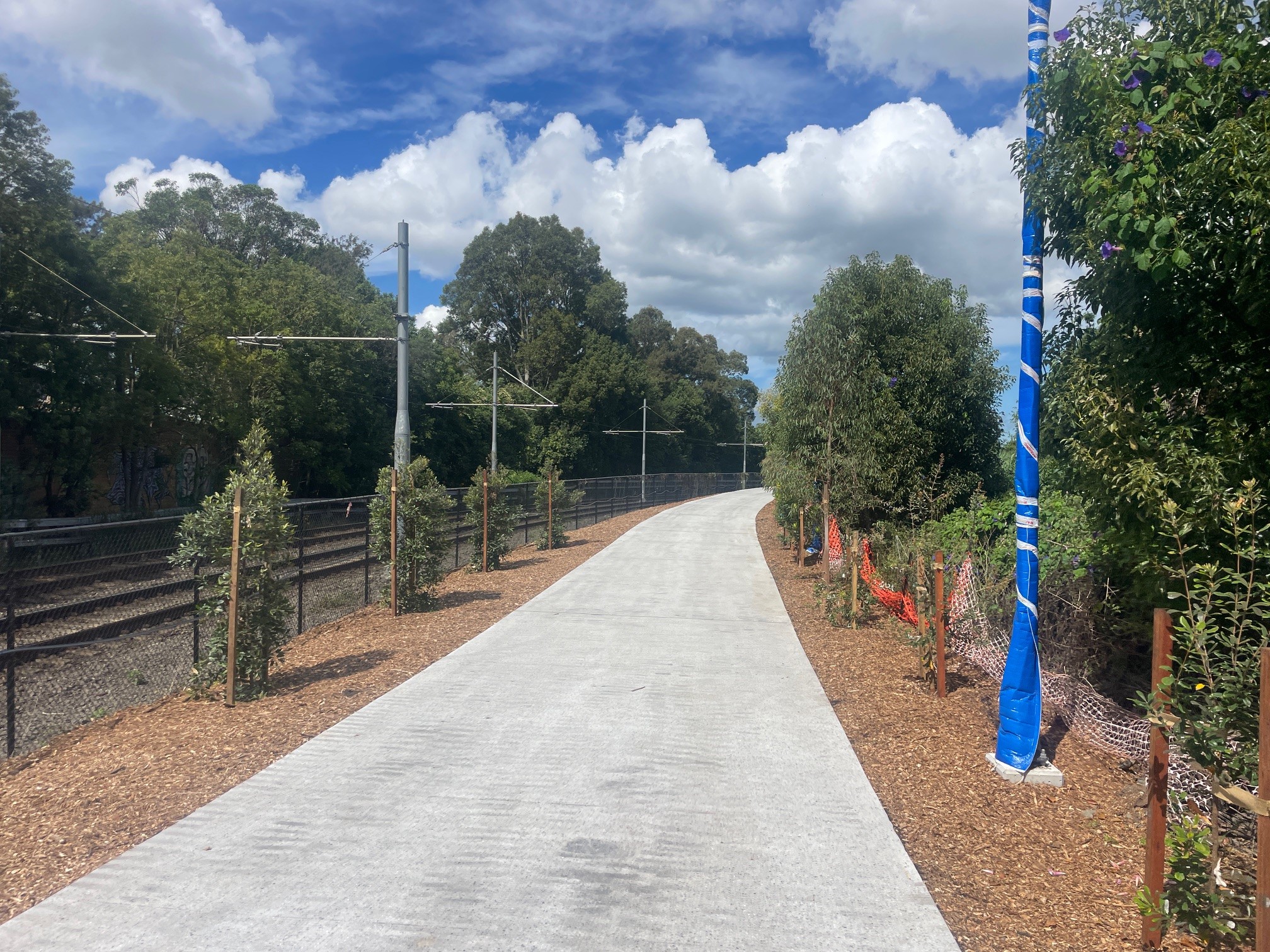 Hercules concrete path 26 March 2025
