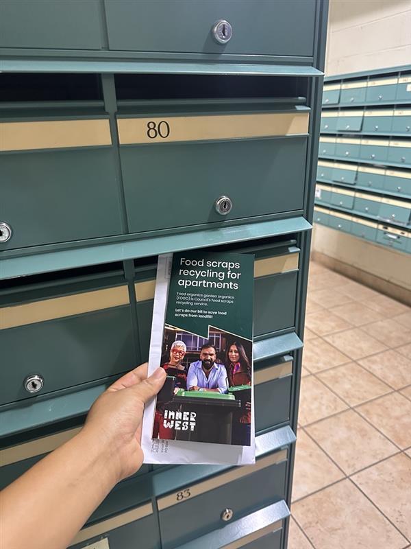 Waste buster FOGO flyer drop
