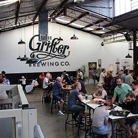 brewery with guests