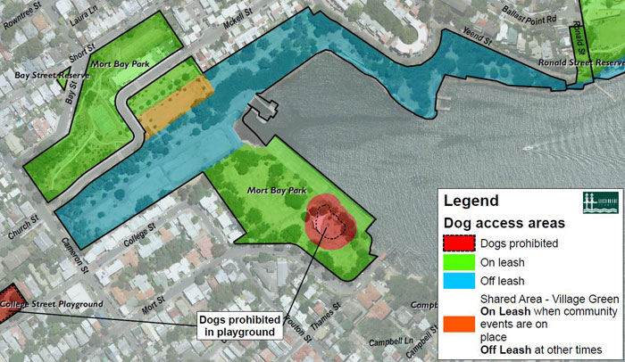 Mort bay dogs map