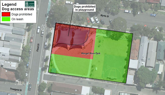 Wangal nura dogs map