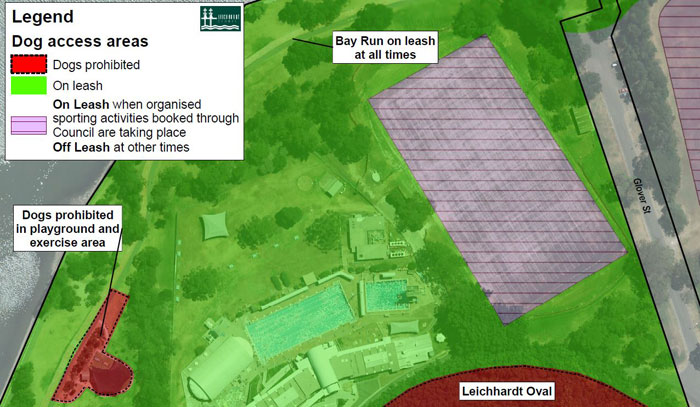 Leichhardt Oval 2 Dogs Map