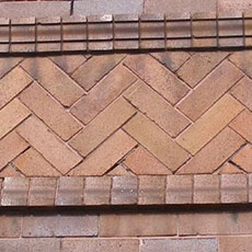 Decorative brick work 
