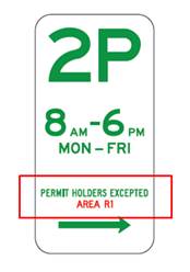 Typical RPS sign
